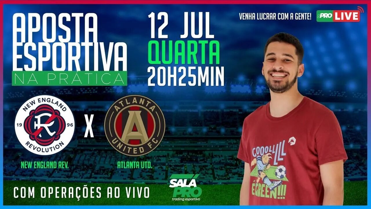 🔴New England x Atlanta United - Live de Trading | AO VIVO