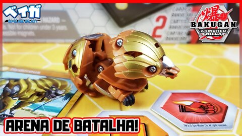 Abrindo e analisando ARENA DE BATALHA e HYDOROUS AURELUS - Bakugan Armored Alliance