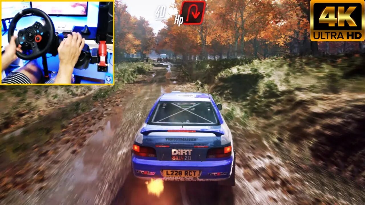 Dirt Rally 2.0 - Subaru Impreza 1995 Steering wheel G29 Gameplay