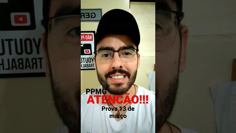 PROVA PPMG ADIADA!!!