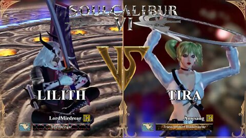 Lilith (LordMirdrear) VS Tira (Âmesang) (SoulCalibur™ VI: Online)