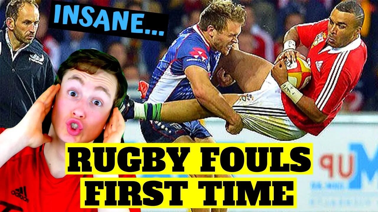 NFL FAN REACTS TO WORST RUGBY FOULS (some of these are absolutely awful...)