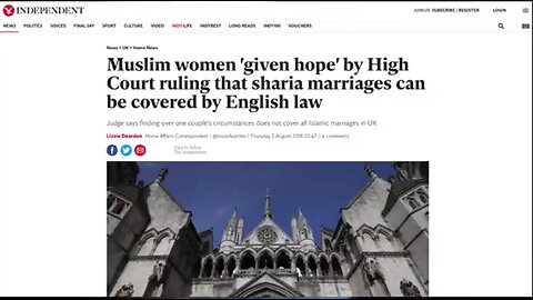 HOW SHARIA BECAME LAW IN THE WEST - 2018