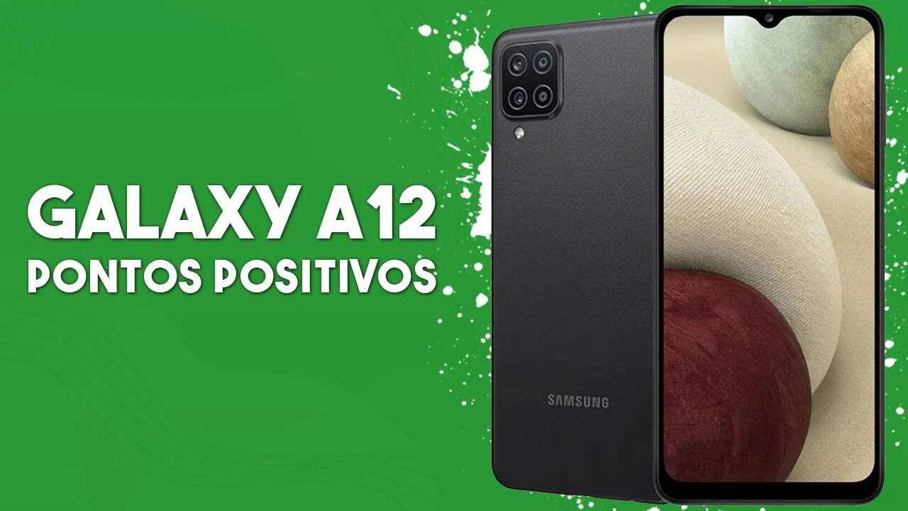 Galaxy A12 - Pontos Positivos que você PRECISA SABER!