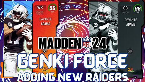 Madden 24 || Genki Force Promo || Adding New Raiders