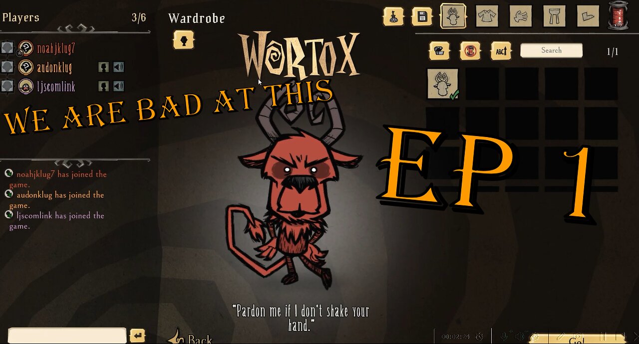 don't starve together ep 1 wortox i am bad at this