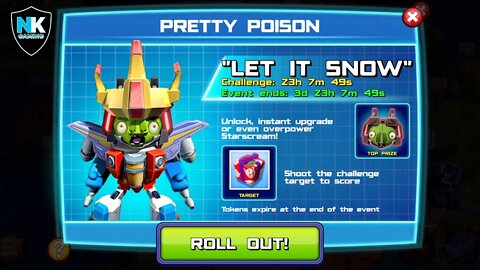 Angry Birds Transformers 2.0 - Pretty Poison - Day 3 - Featuring Starscream + Bonus Gift Mission