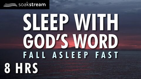 SOAK IN GOD'S PROMISES BY THE OCEAN | SLEEP WITH GOD'S WORD | 100+ Bible Verses For Sleep