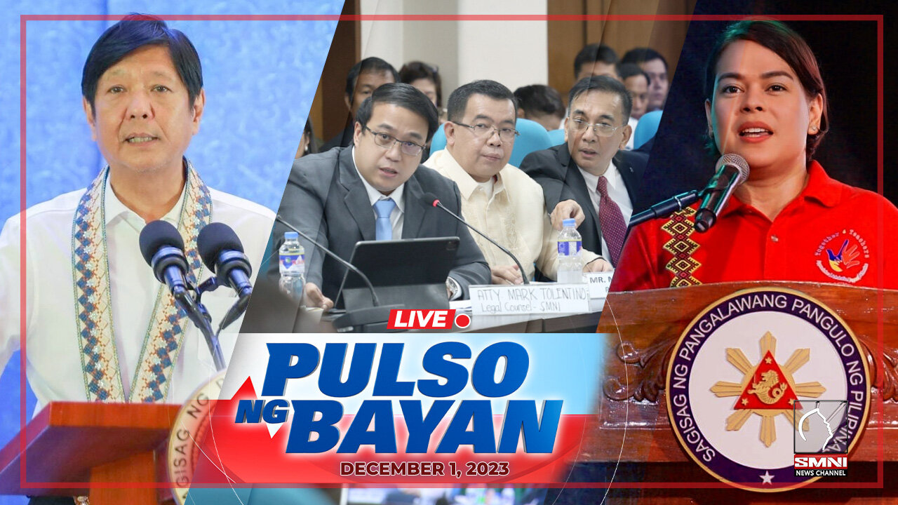 LIVE: Pulso ng Bayan kasama sina Atty. Harry Roque, Admar Vilando at Jade Calabroso | Dec. 1, 2023