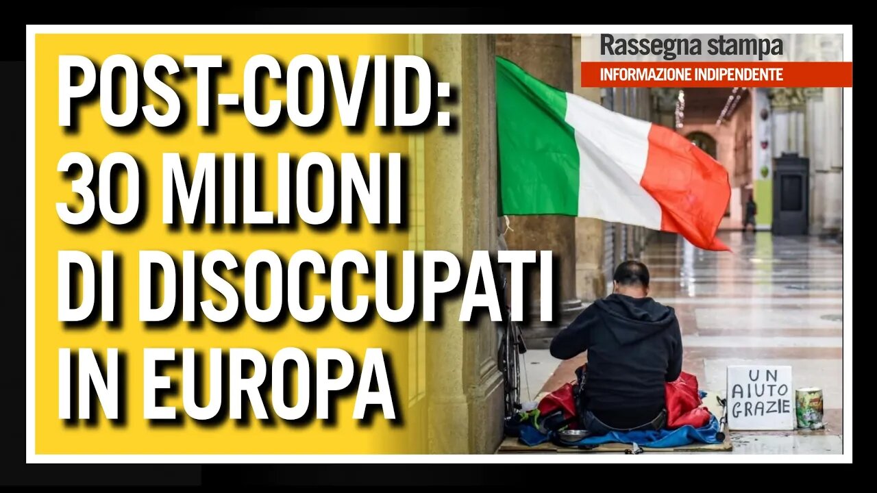 IN EUROPA 24 MILIONI DI NUOVI DISOCCUPATI IN 10 ANNI