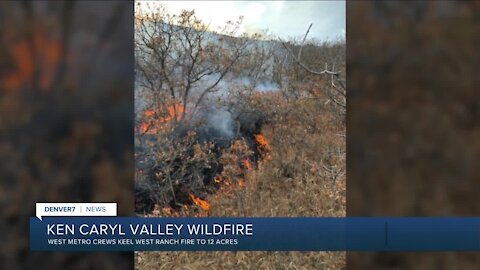 Firefighters finish perimeter on 12-acre West Ranch Fire burning in foothills west of Ken Caryl Valley