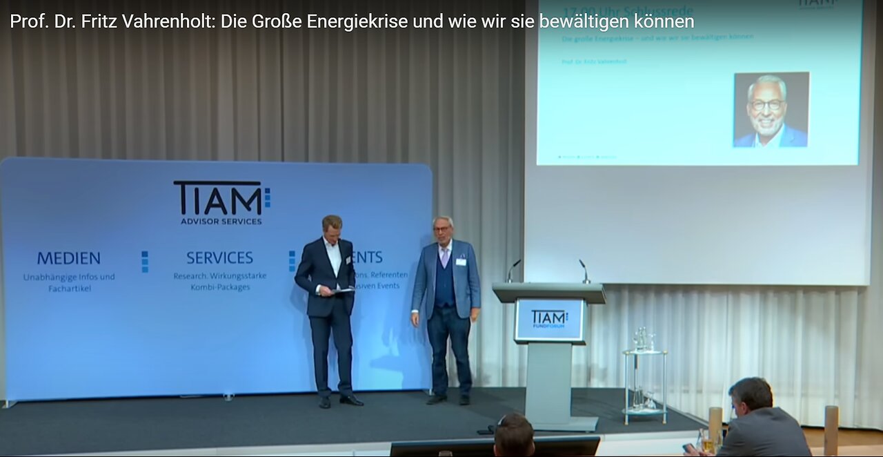 Prof. Dr. Fritz Vahrenholt: Die Große Energiekrise und wie wir sie bewältigen können