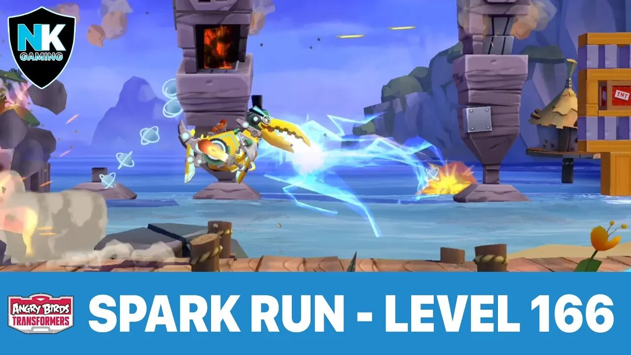 Angry Birds Transformers 2.0 - Spark Run Series - Level 166 - Featuring Energon Grimlock