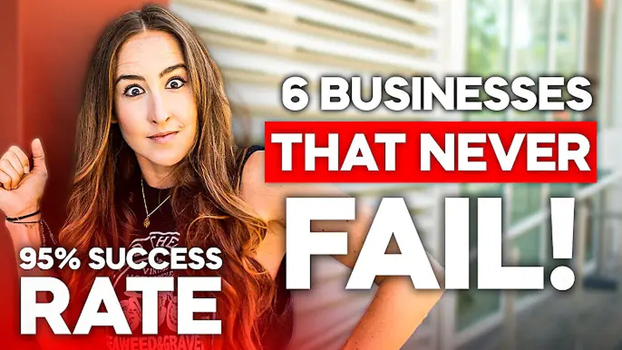 Businesses that Never Fail? 6 Businesses with Amazingly Low Failure Rates [Backed by Data]