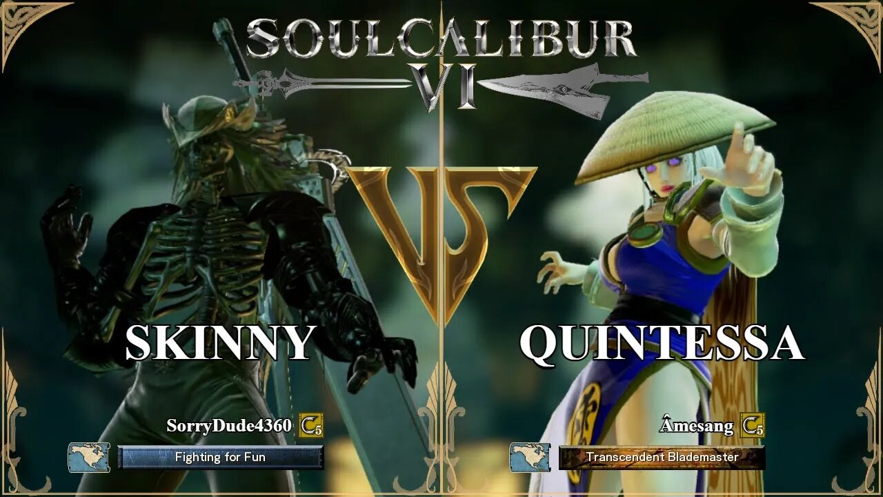 Skinny (SorryDude4360) VS Quintessa (Âmesang) (SoulCalibur™ VI: Online)