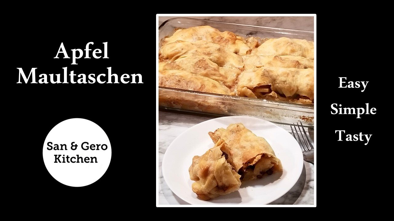 Apfel Maultaschen or Apple Pockets