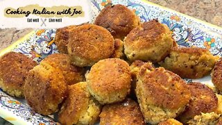 Delicious Eggplant Meatballs Cooking Italian with Joe
