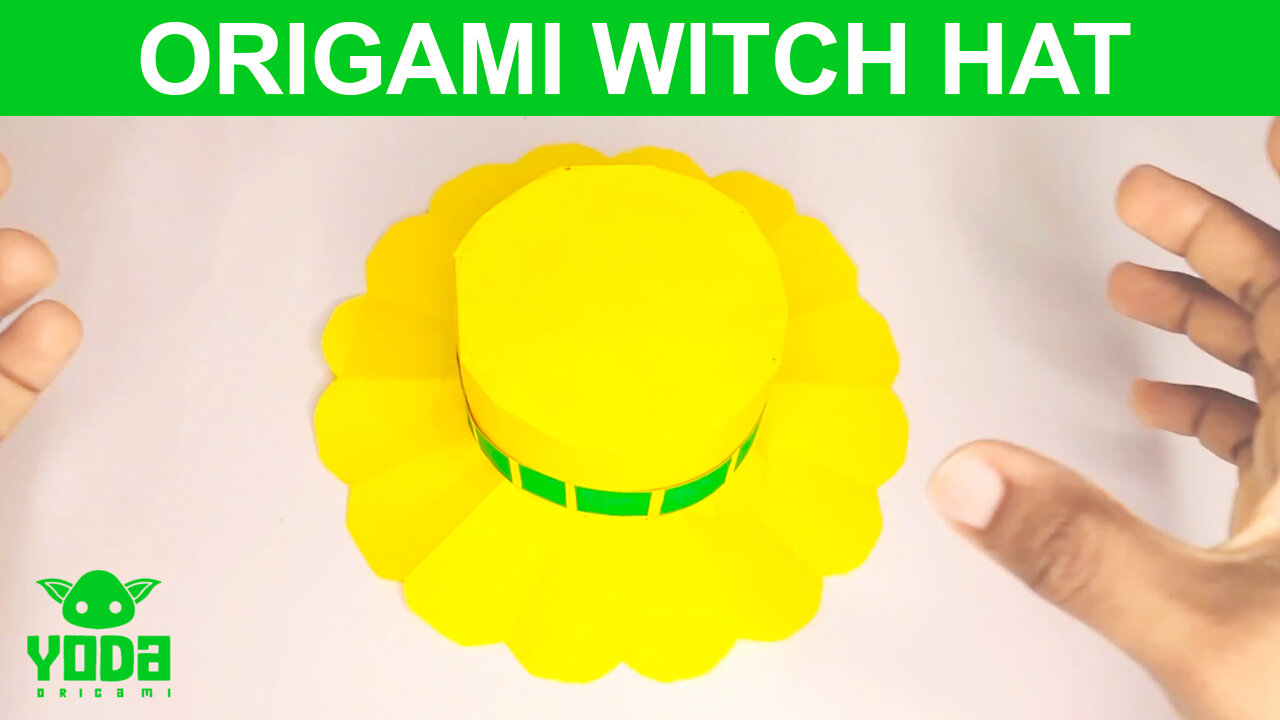 How To Make an Origami Witch Hat - Easy And Step By Step Tutorial