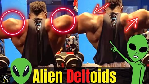 Blessing Awodibu Delts Are Loaded With Oil