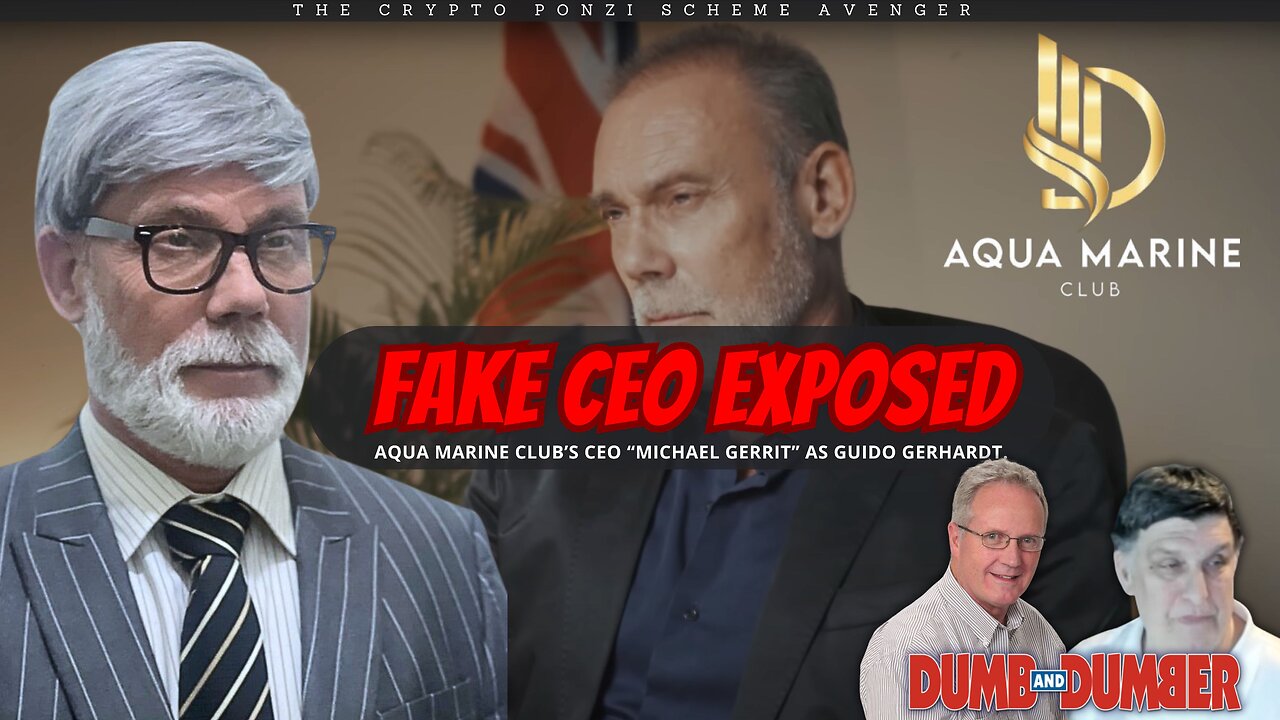 Aqua Marine Club EXPOSED: A Scam So Dumb, It’s Funny: CEO “Michael Gerrit” as Guido Gerhardt