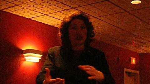 Karen Anderson answers a question on DCF at the Twin City Tea Party candidate night