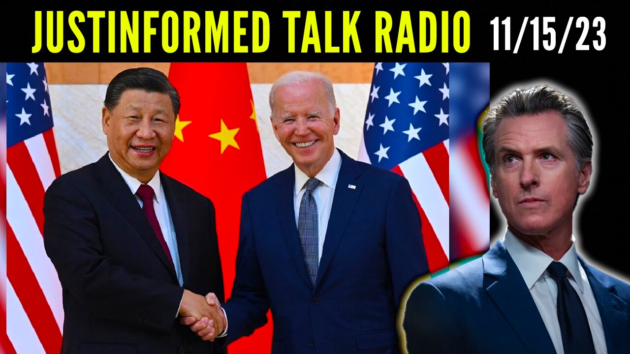 CCP Orders Biden To Step Down For Gavin Newsom To Be President!? | JustInformed Talk Radio