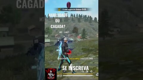 HABILIDADE OU CAGADA | PARTIDA DE FREE FIRE.