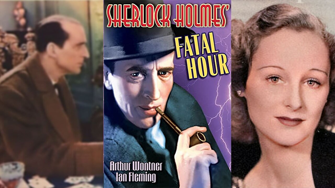 SHERLOCK HOLMES' FATAL HOUR (1931) Arthur Wonter, Ian Fleming & Minnie Rayner | Crime, Mystery | B&W