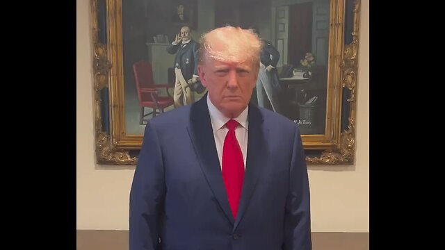 Trump issues a video statement on Truth Social. "I am an innocent man."