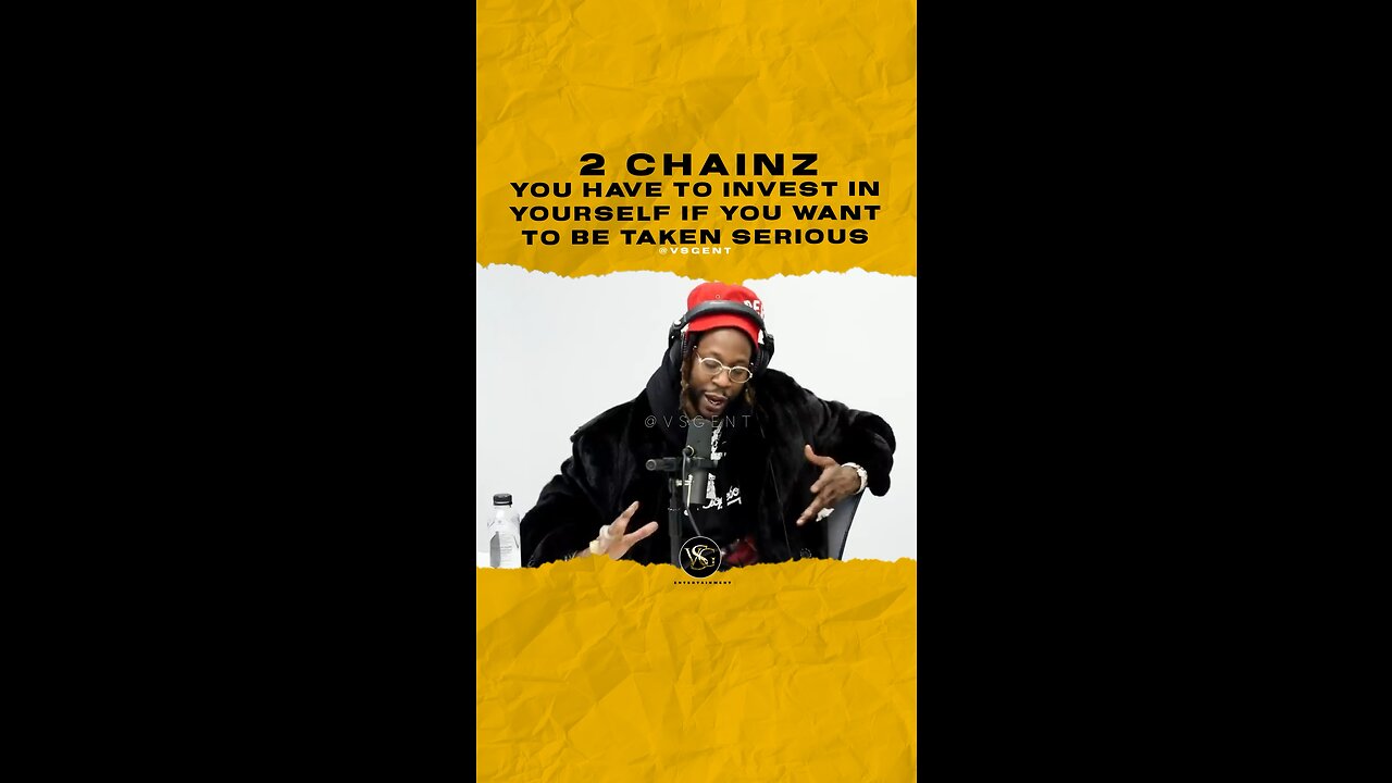 @2chainz You have to invest in yourself if you want to be taken serious. 🎥 @mworthofgame