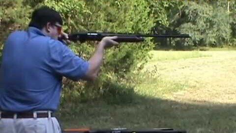 high power live fire slug shooting test Lion X3 automatic shotgun