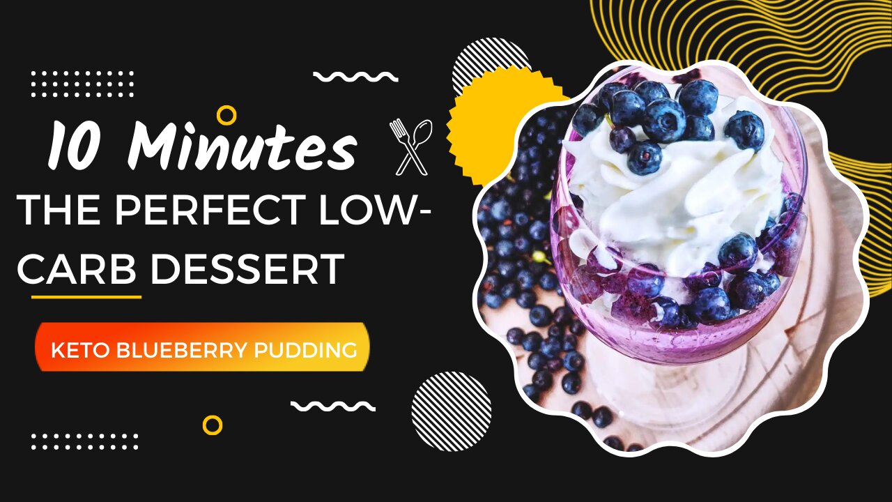 Deliciously Creamy Keto Blueberry Pudding Recipe | Low-Carb Dessert Heaven!