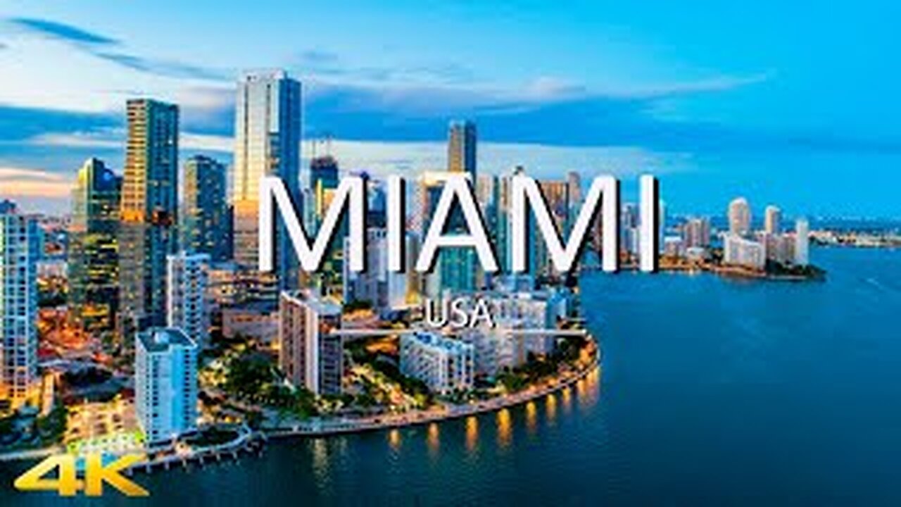 Miami (4K UHD) - relaxing music for sound sleep with interesting video