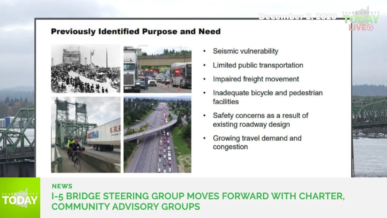 I-5 Bridge Steering Group moves forward with charter, community advisory groups