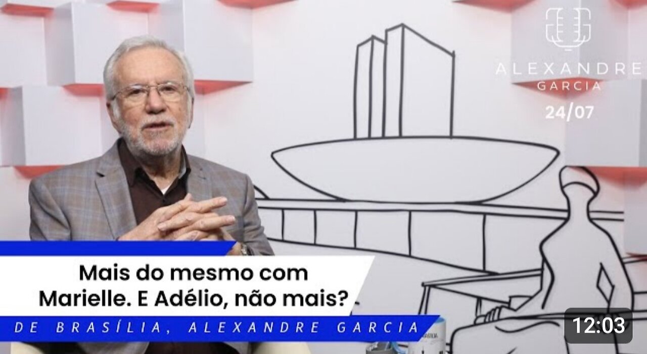 Mais do mesmo com Marielle. E Adélio, não mais? By Alexandre Garcia