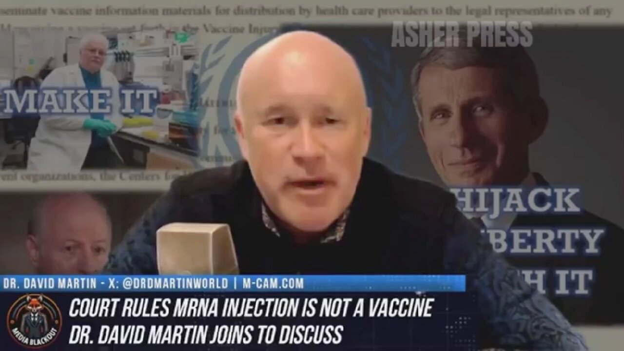 NWO: Dr. Martin claims court rules COVID-19 mRNA injection is NOT a vaccine!