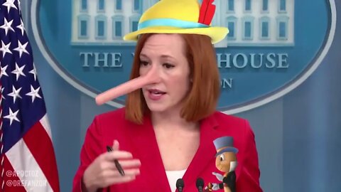 JEN PSAKI AND PINOCCHIO, THE INFLATION NARRATIVE #usa #whitehouse #russia #ukraine #war