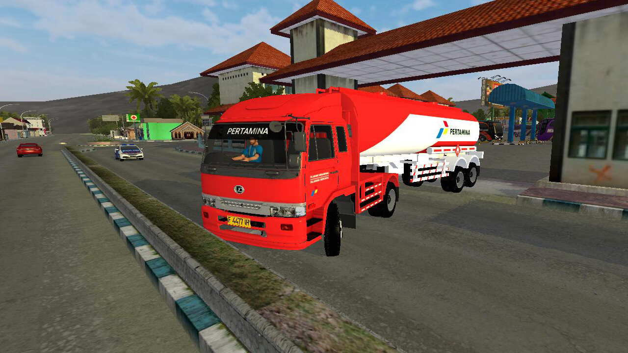 Nissan Pk260 Oil Tanker Test Drive | Bus Simulator Indonesia | Truck MOD Gameplay | MOD BUSSID