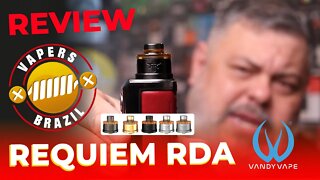 Vandy Vape Requiem RDA - DL , RDL e MTL ? Será ? - Review PTBR