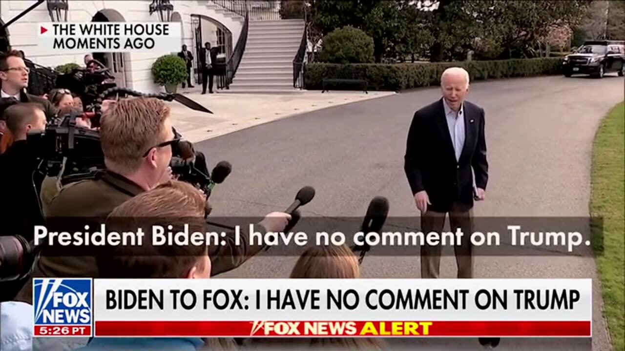 Biden Remains Silent On Trump Indictment