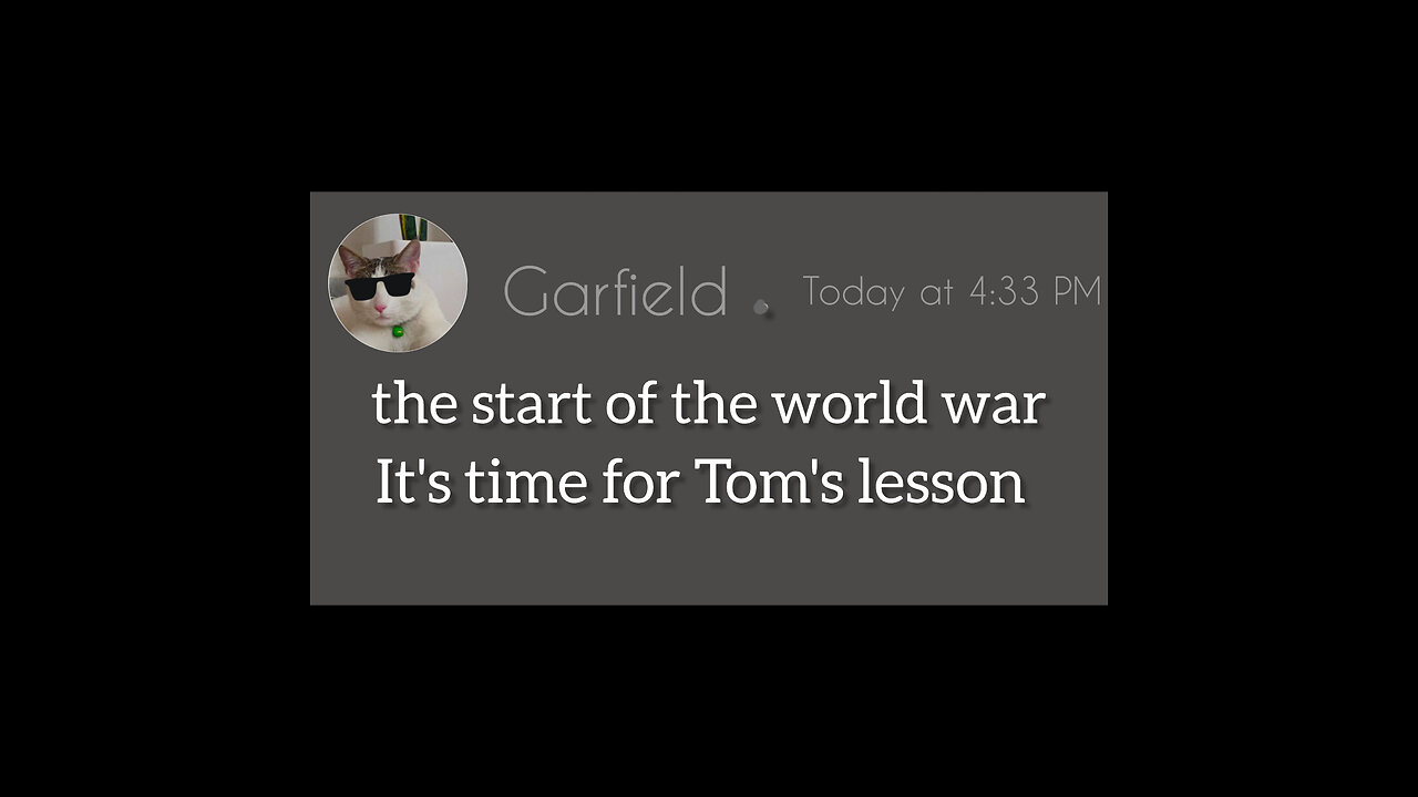 Garfield and night of Exam