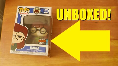 Unboxing that new Daria FUNKO POP FIGURE!