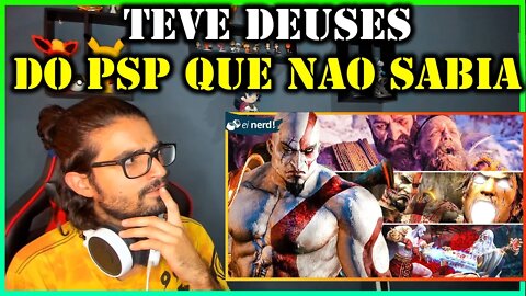 YERIK REACT - TODOS OS DEUSES QUE O KRATOS MATOU EM GOD OF WAR! Ei Nerd