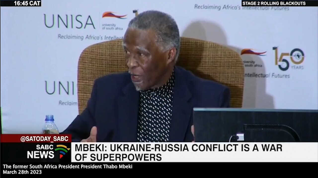 Dollar Collapse | "In Order to Avoid the Consequences of the Sanctions. Let's Walk Away from the DOLLAR. When Russia Is Trading with China, There Is No Reason to Use the DOLLAR." - Thabo Mbeki (Former President of South Africa)