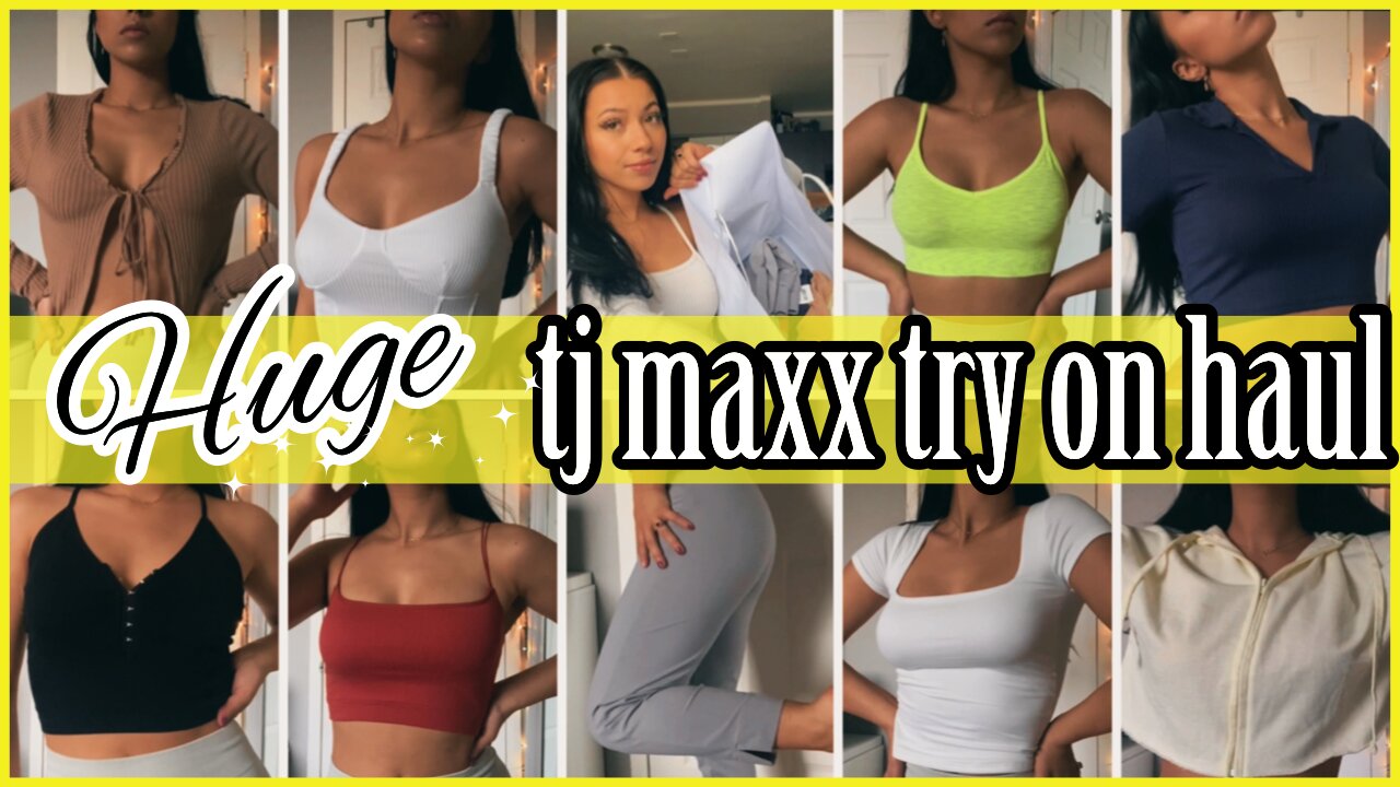 *HUGE* TJ MAXX TRY ON CLOTHING HAUL 2022 | TJ MAXX CLOTHING HAUL | CLOTHING HAUL | ez tingz