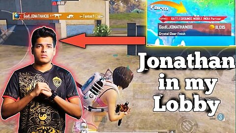 GodLike Jonathan👑 in my lobby😱😱