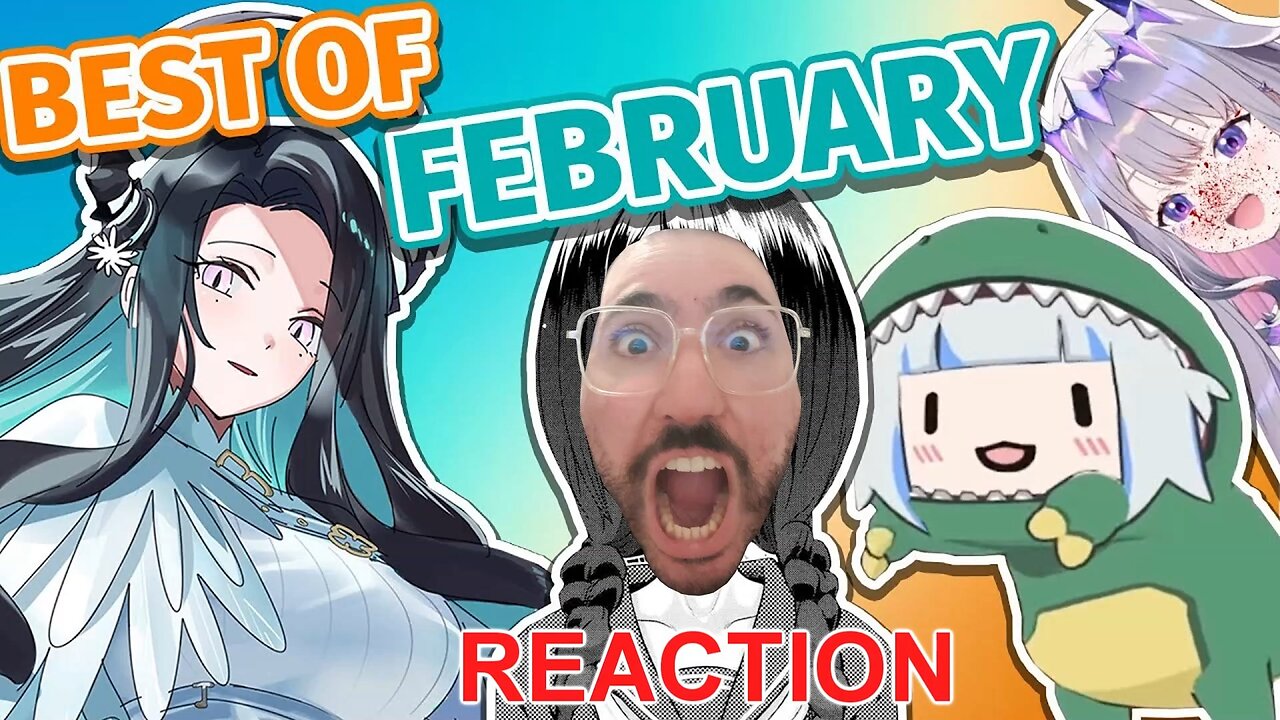 Hololive Reaction Best Of Holo EN - February 2024 By Jello Clips