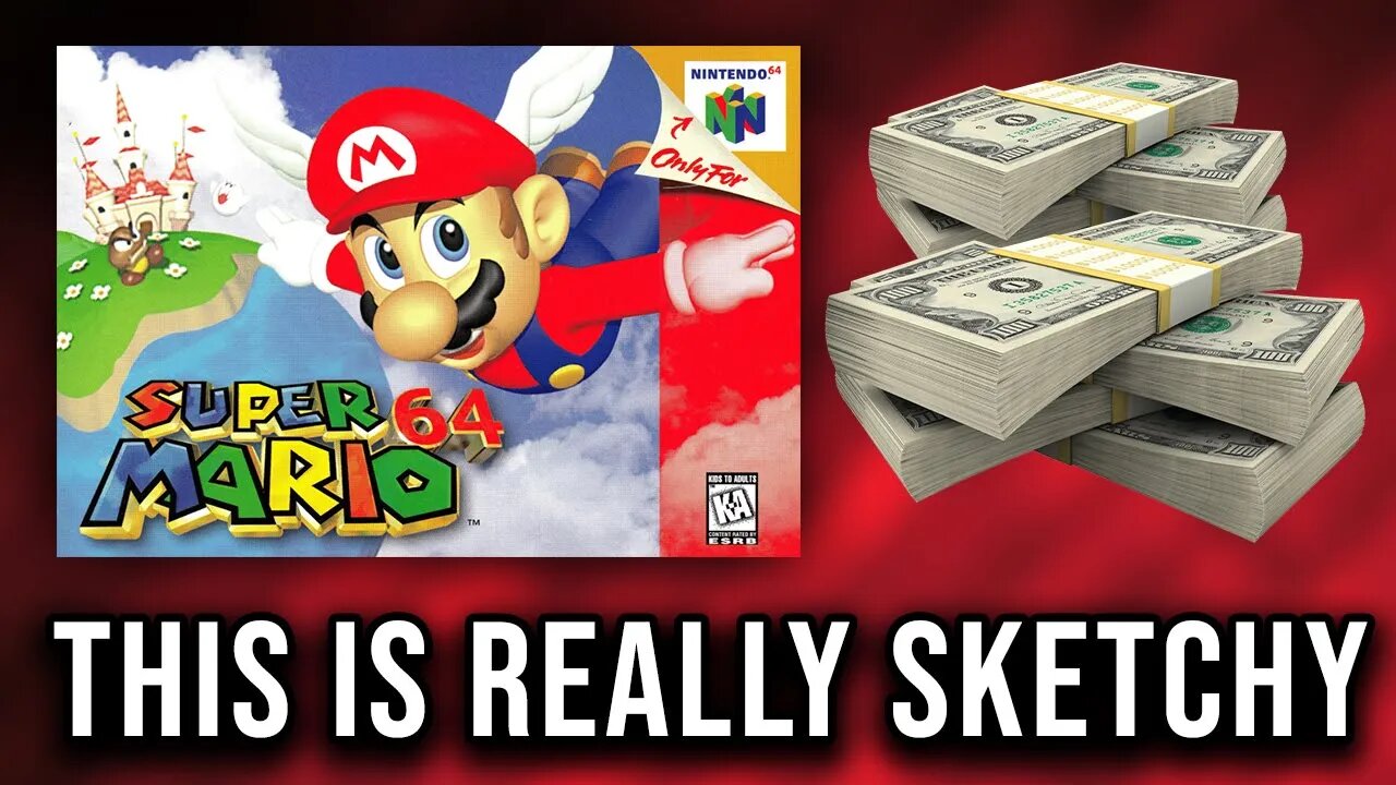 There Is Something Really Off About The Super Mario 64 1.5 Million Dollar Auction