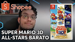 COMO COMPRAR SUPER MARIO 3D ALL-STARS MUITO BARATO PARA NINTENDO SWITCH USANDO A SHOPEE