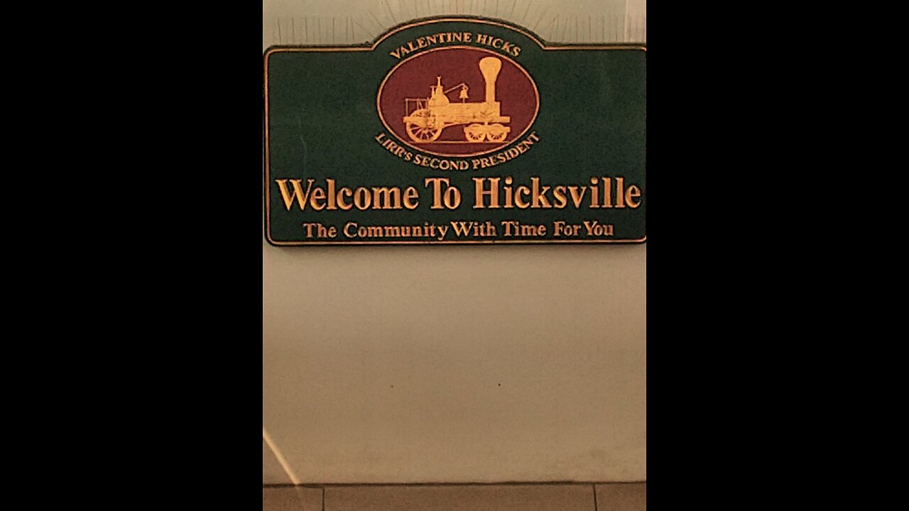 Hicksville mta long island railroad station platform nassau county ny